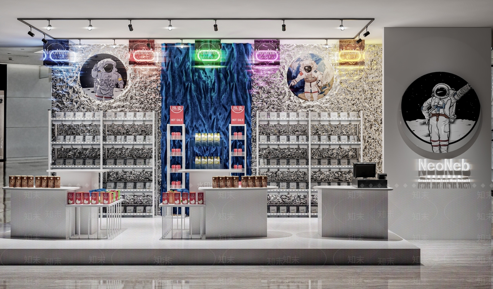 现代快闪店3D模型下载【ID:397027434】