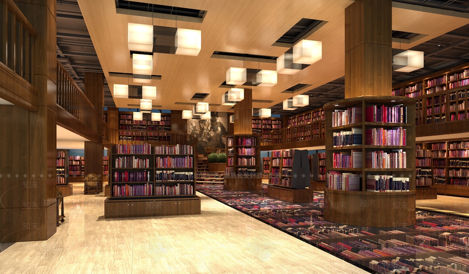 新古典书店3D模型下载【ID:797031915】