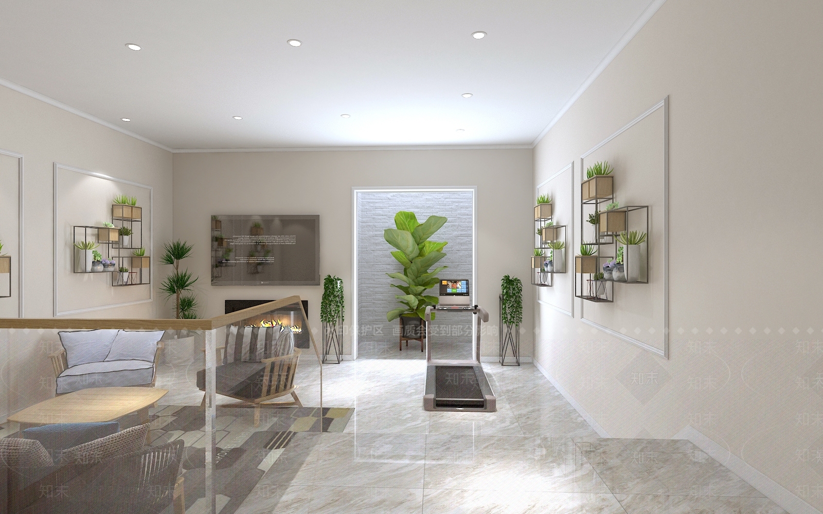 北欧健身房3D模型下载【ID:697051416】