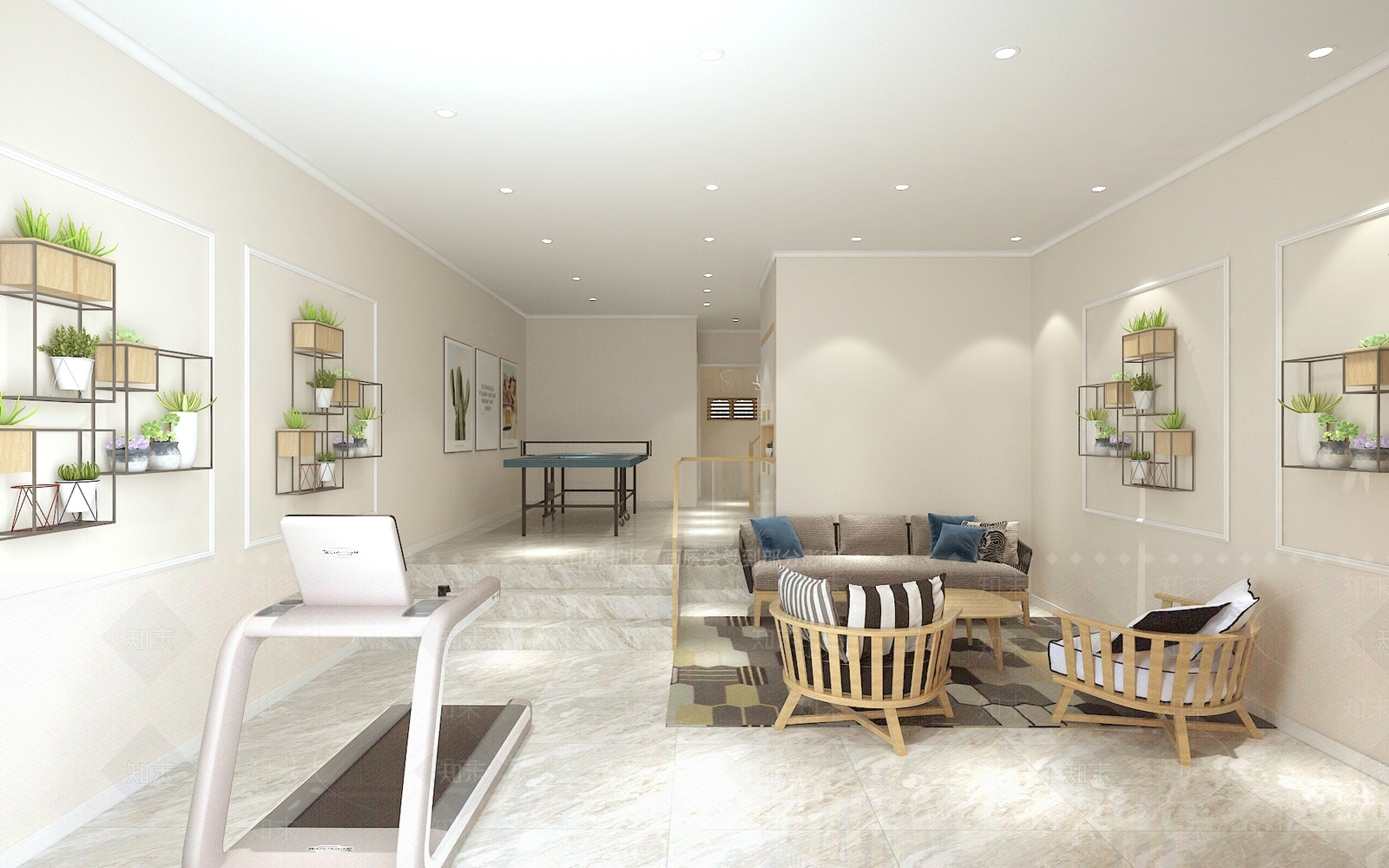 北欧健身房3D模型下载【ID:697051416】
