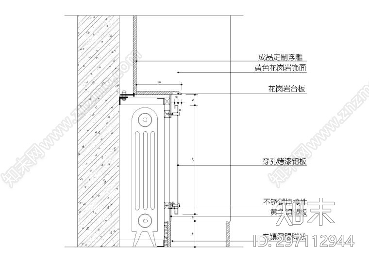 暖气罩施工图下载【ID:297112944】
