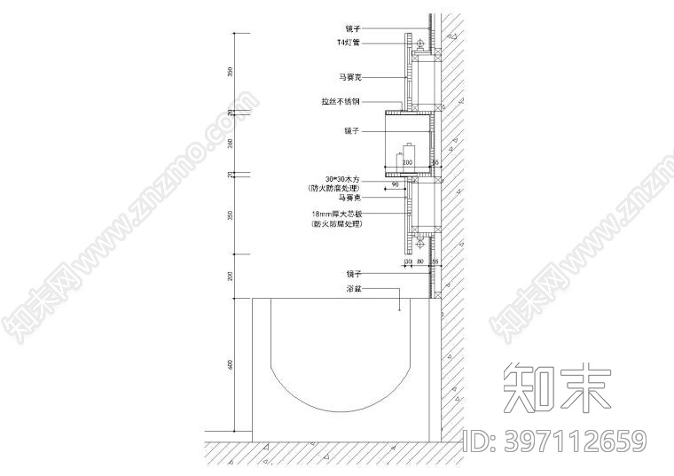 洗手盆施工图下载【ID:397112659】