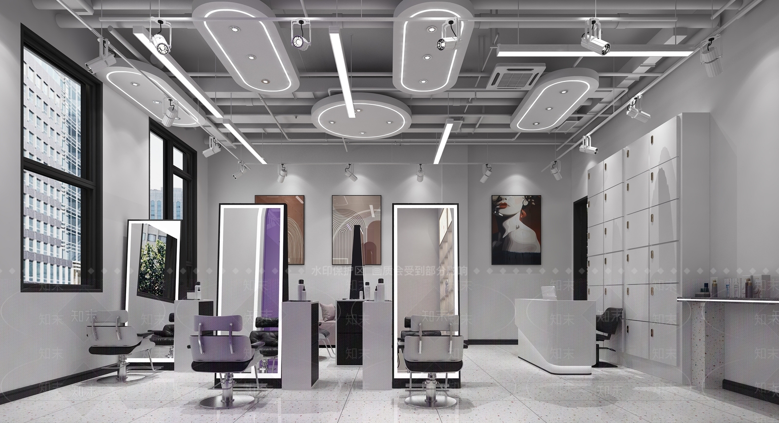 现代理发店3D模型下载【ID:997124540】