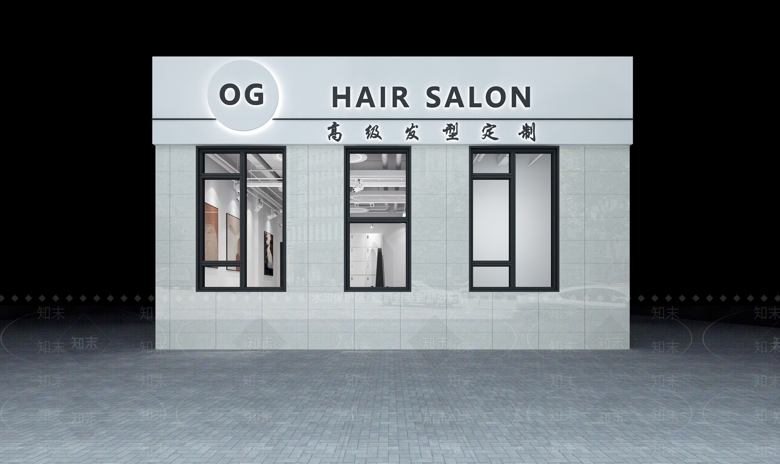 现代理发店3D模型下载【ID:997124540】