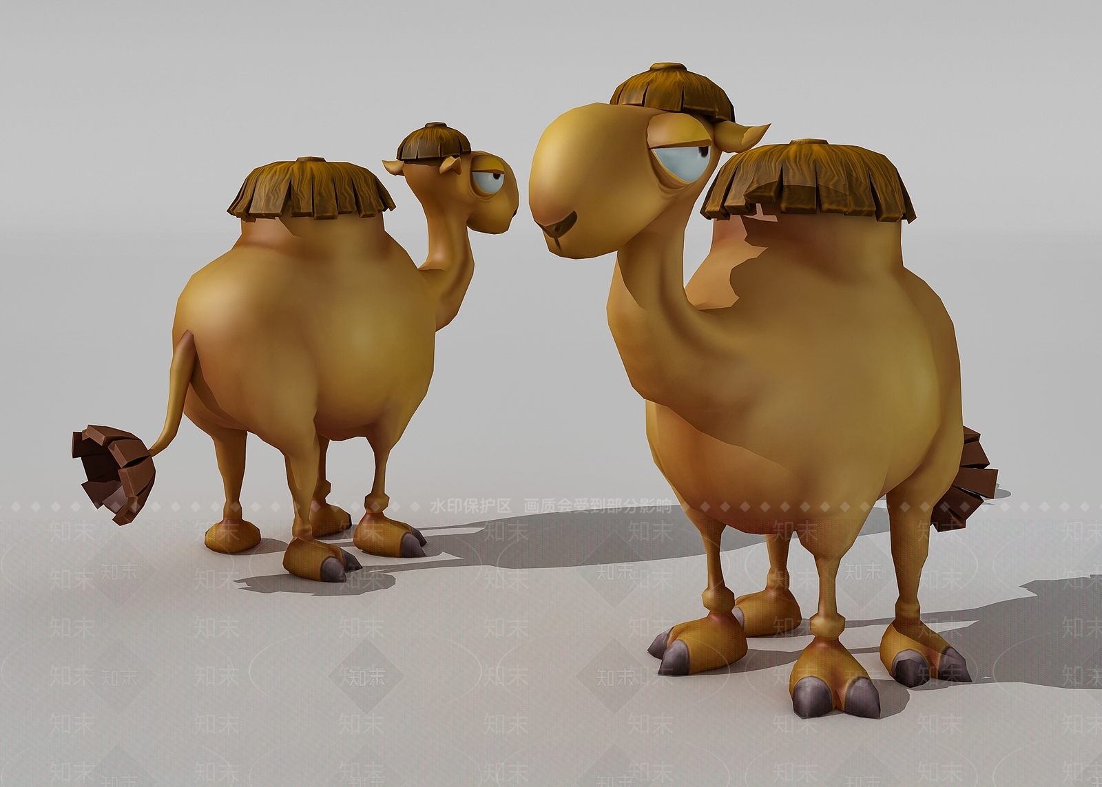 现代家禽类动物3D模型下载【ID:197201368】