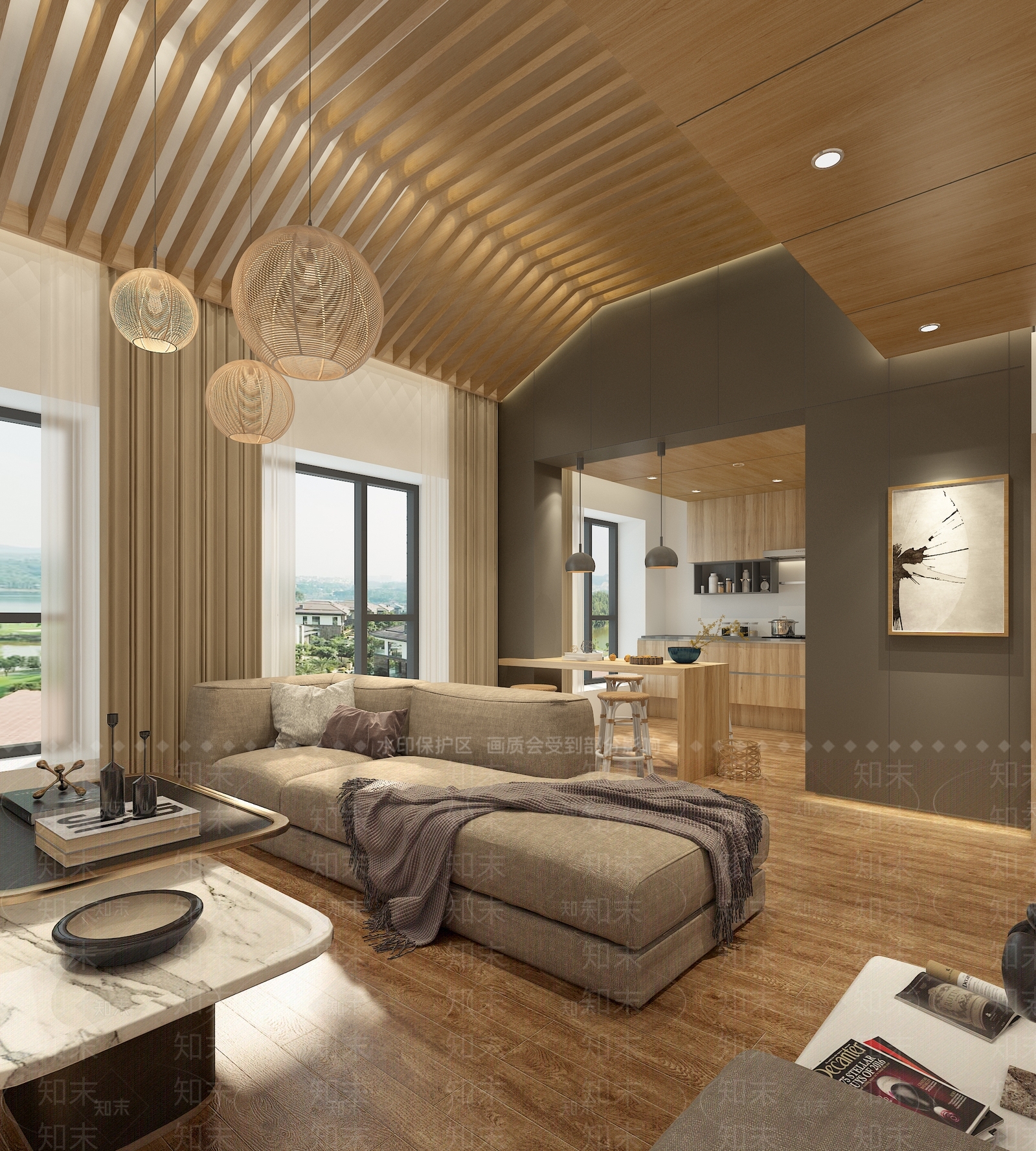 现代民宿3D模型下载【ID:997203601】