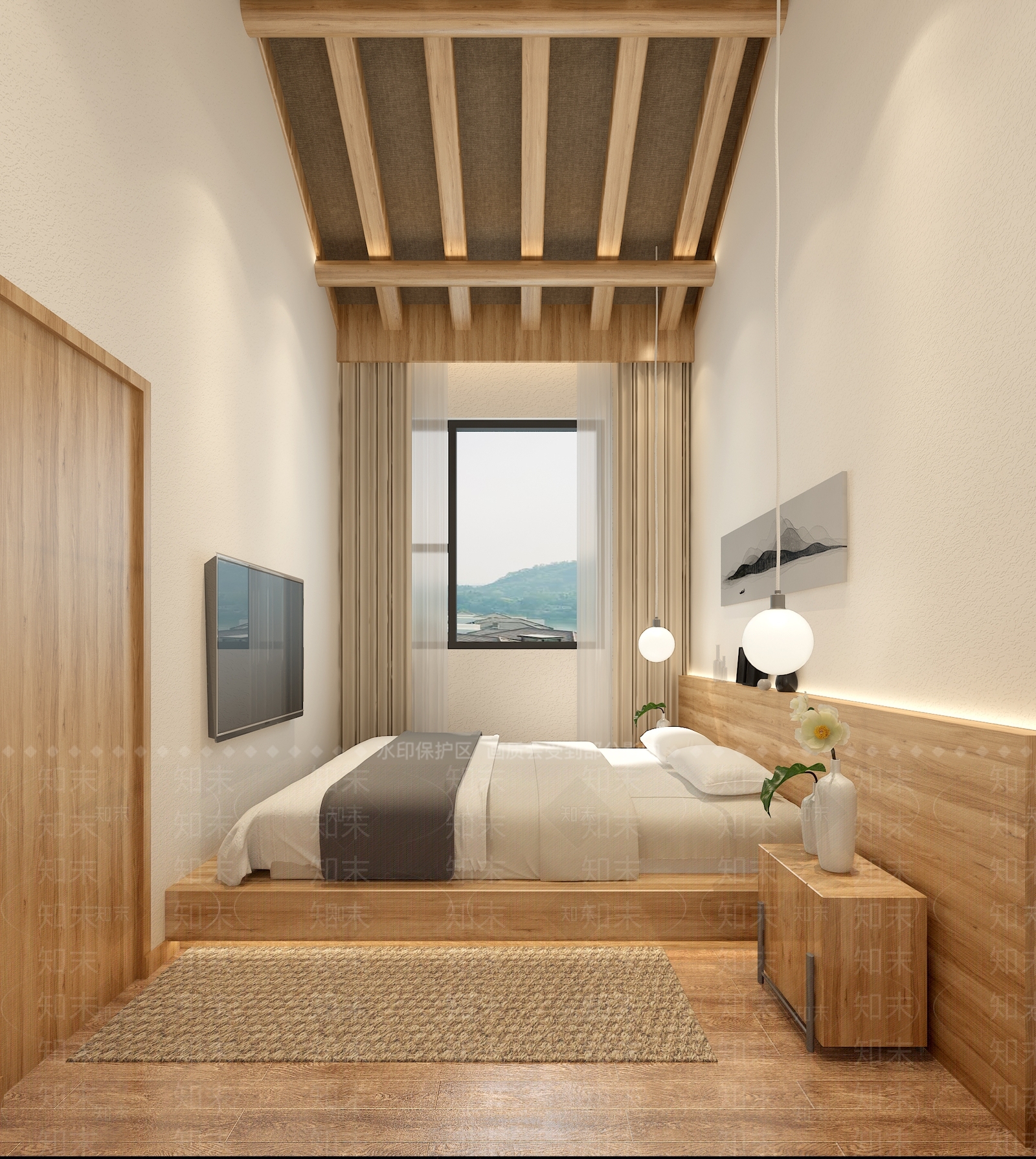 现代民宿3D模型下载【ID:997203686】
