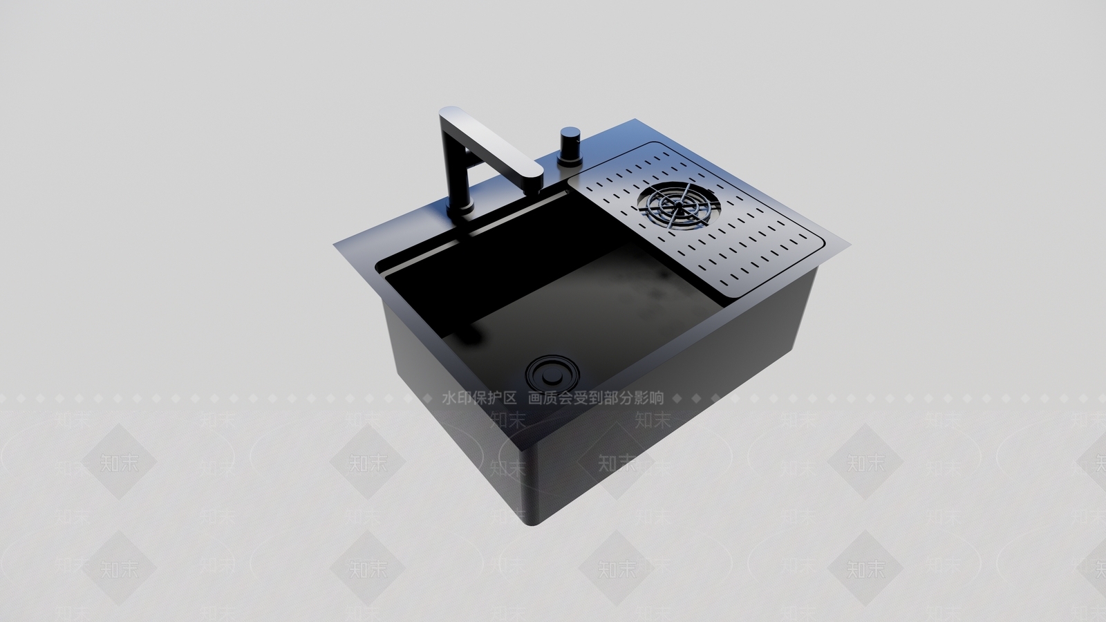 现代水槽SU模型下载【ID:797208406】