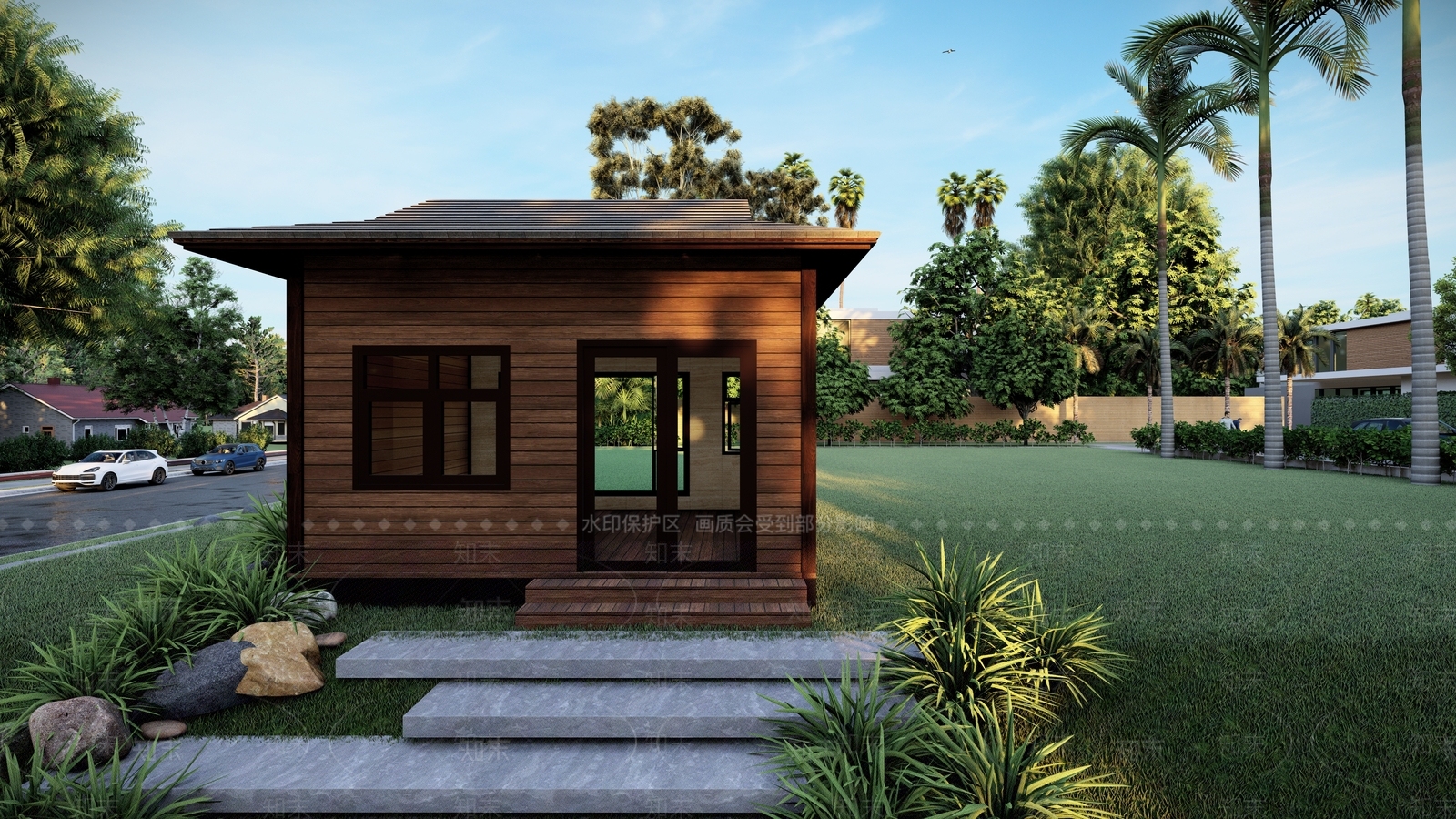 新中式小公建SU模型下载【ID:897222476】