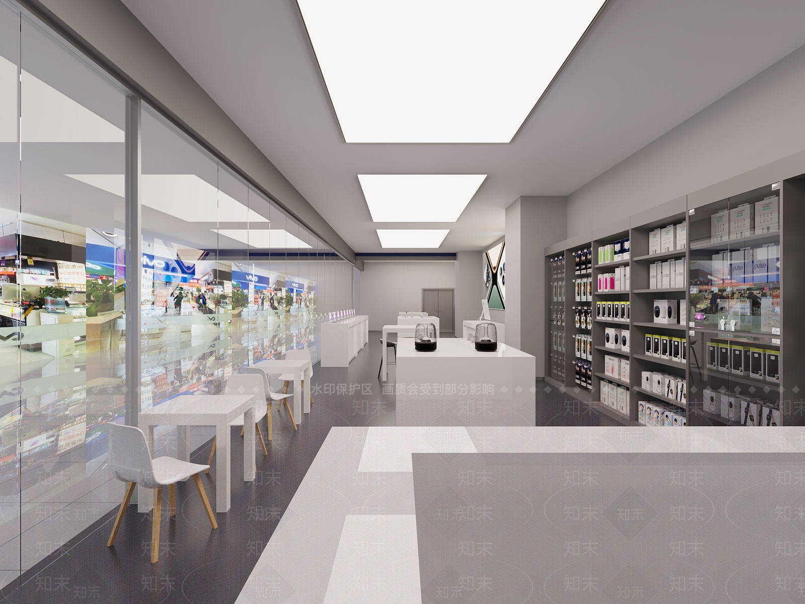 现代苹果专卖店3D模型下载【ID:697246019】