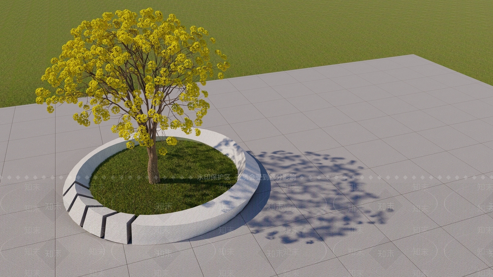 现代景观座椅SU模型下载【ID:897257699】