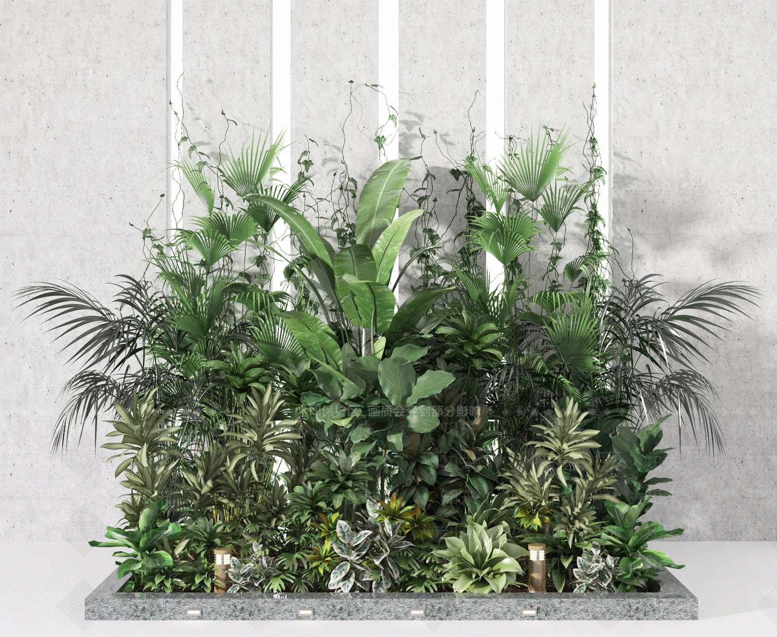 现代花坛3D模型下载【ID:397278871】