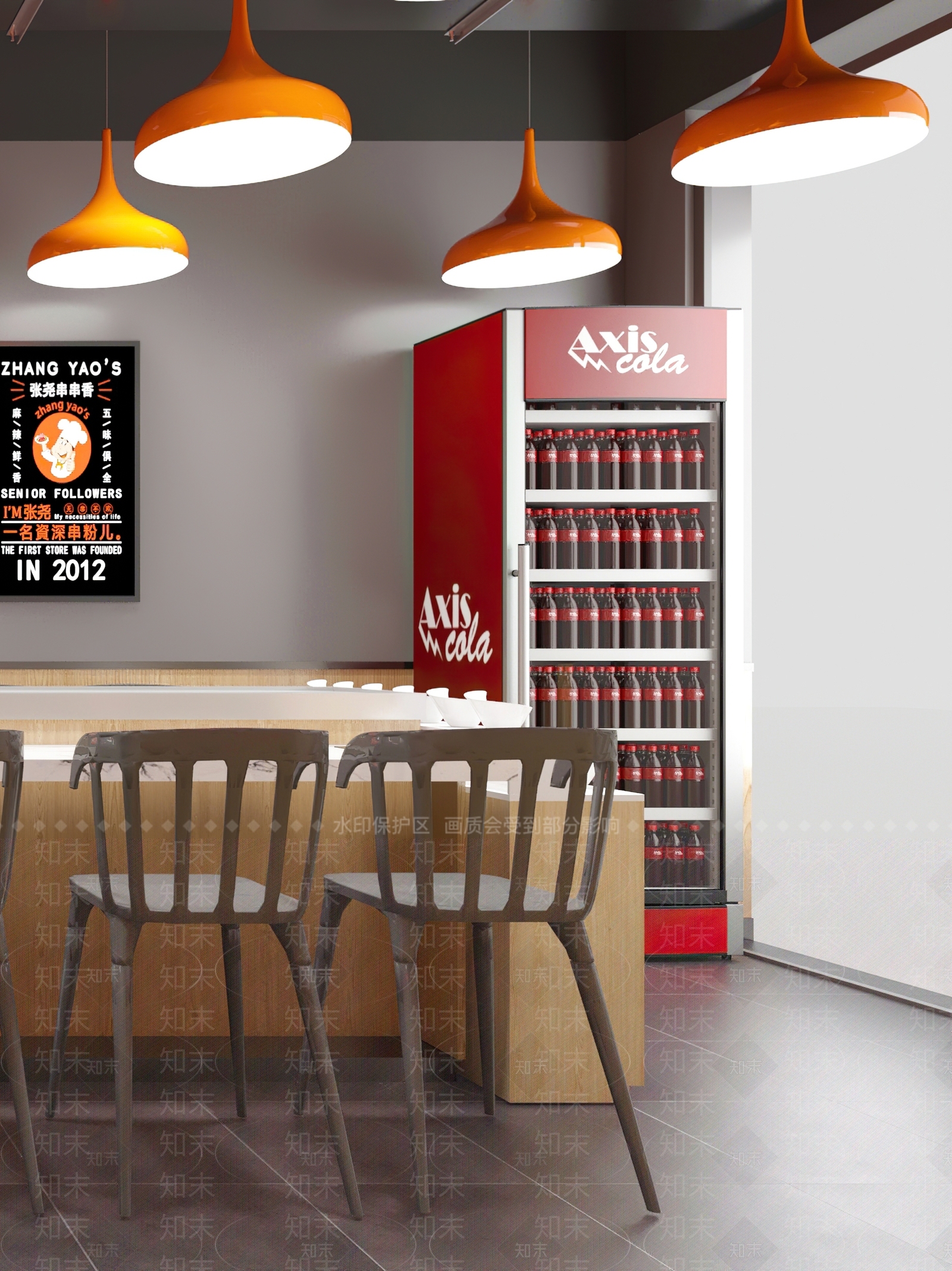 现代火锅店3D模型下载【ID:397291237】