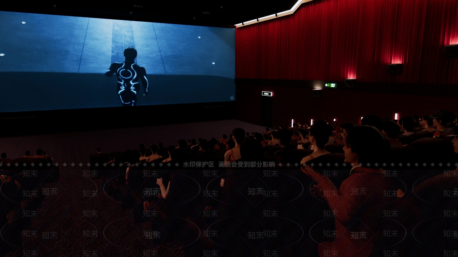 现代电影院SU模型下载【ID:397357237】