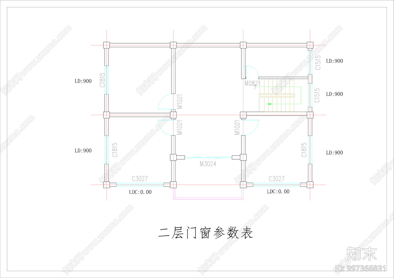 现代别墅cad施工图下载【ID:997366831】