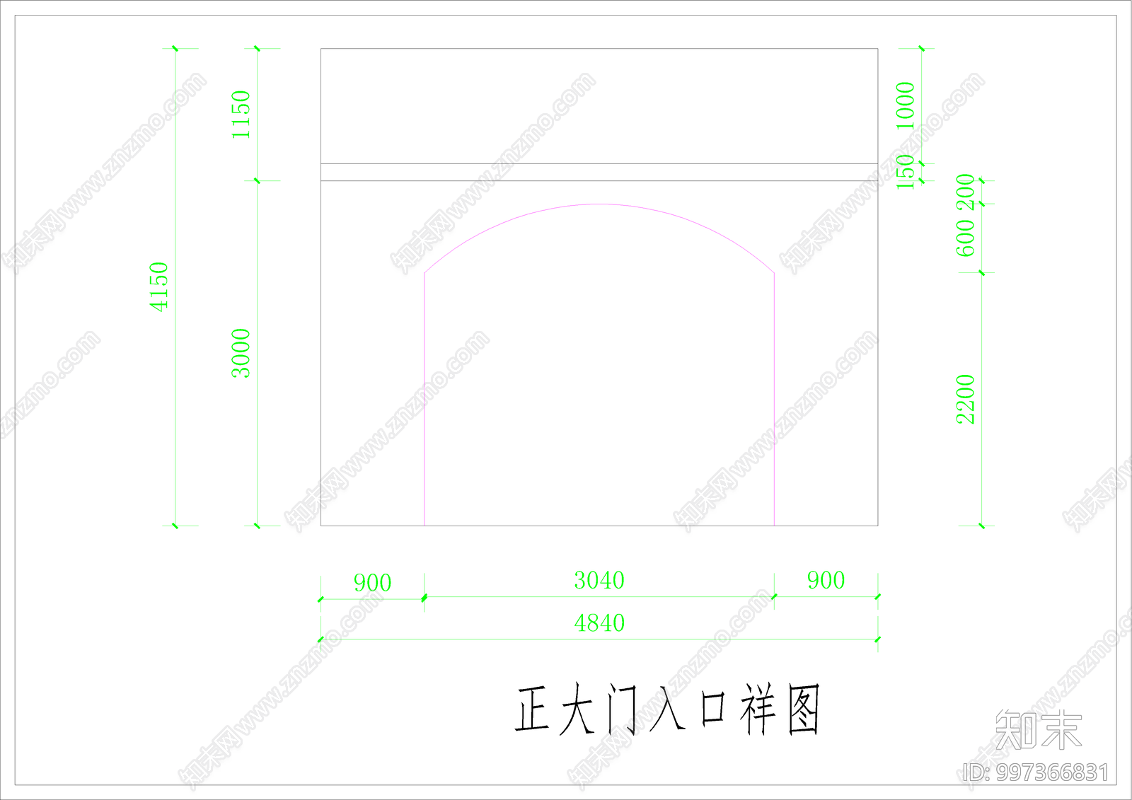 现代别墅cad施工图下载【ID:997366831】