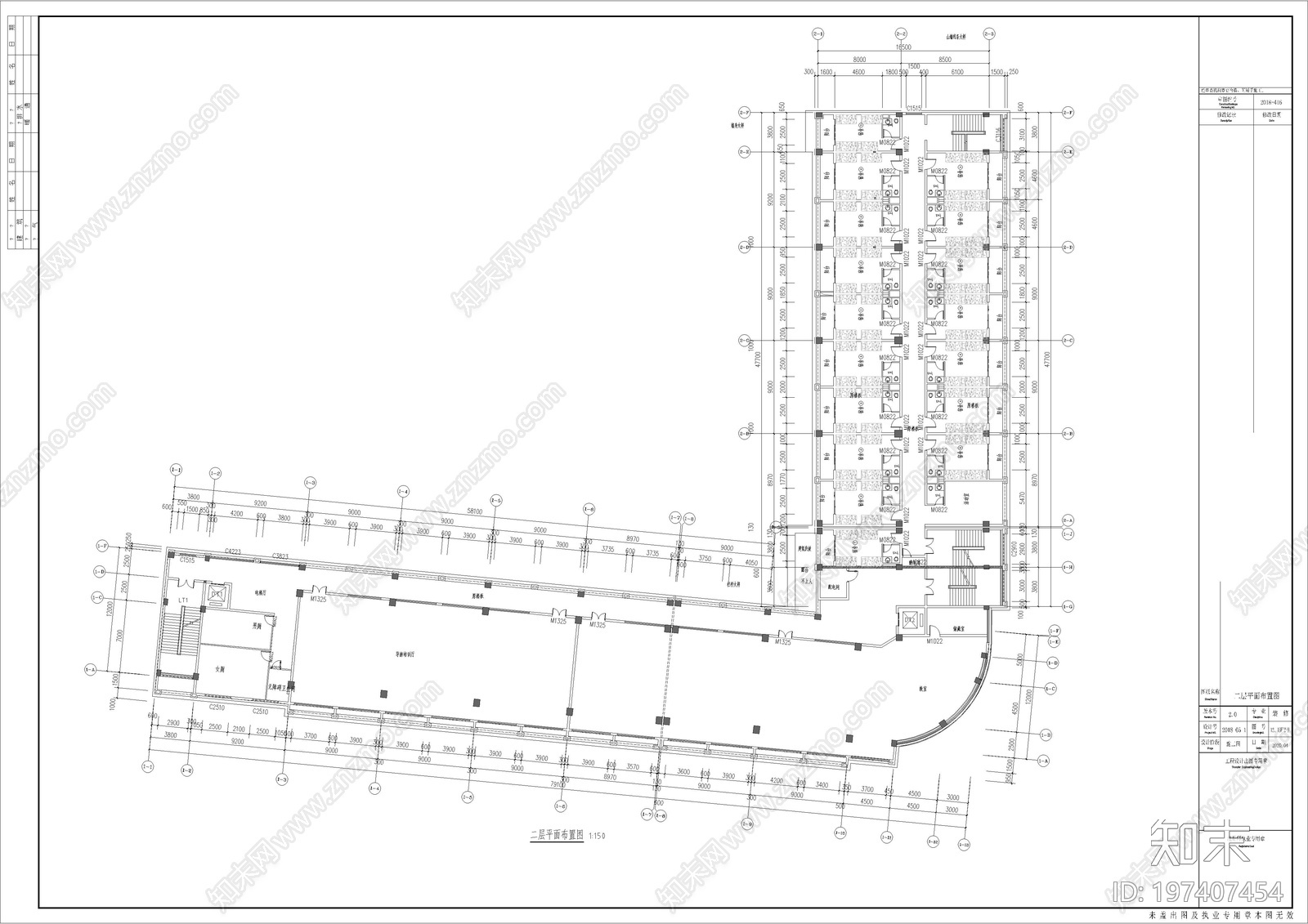 实训楼cad施工图下载【ID:197407454】