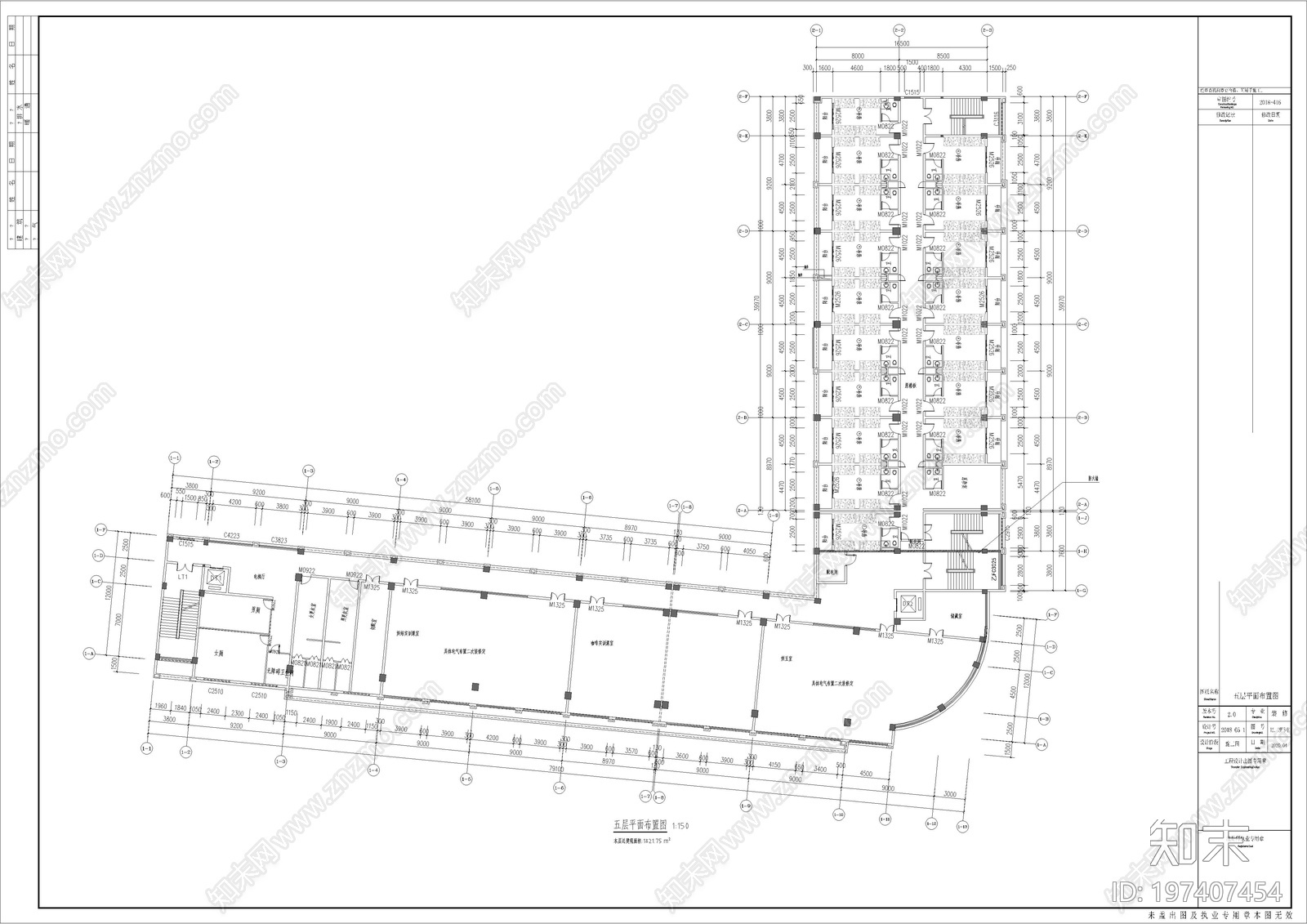 实训楼cad施工图下载【ID:197407454】