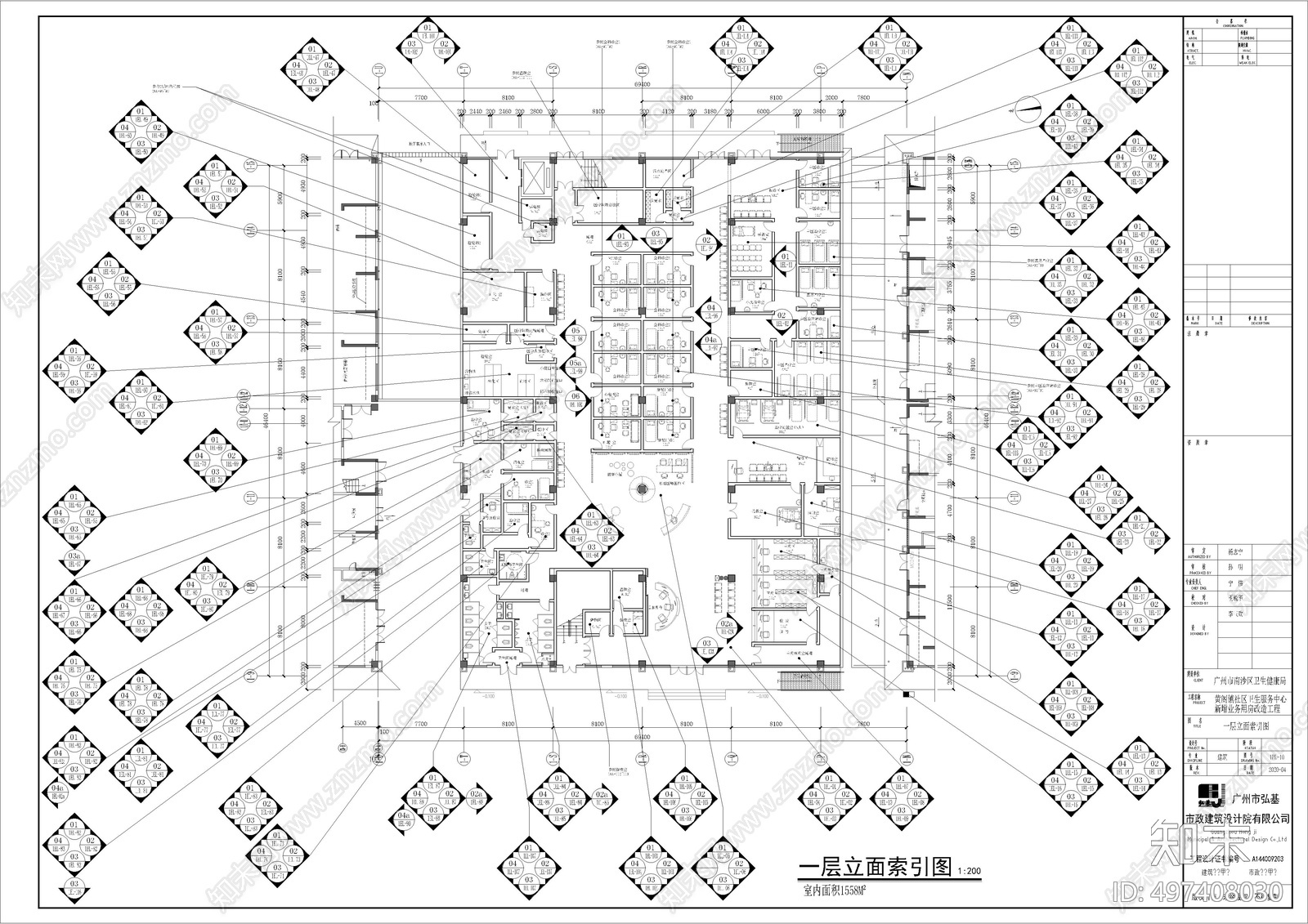 医院cad施工图下载【ID:497408030】