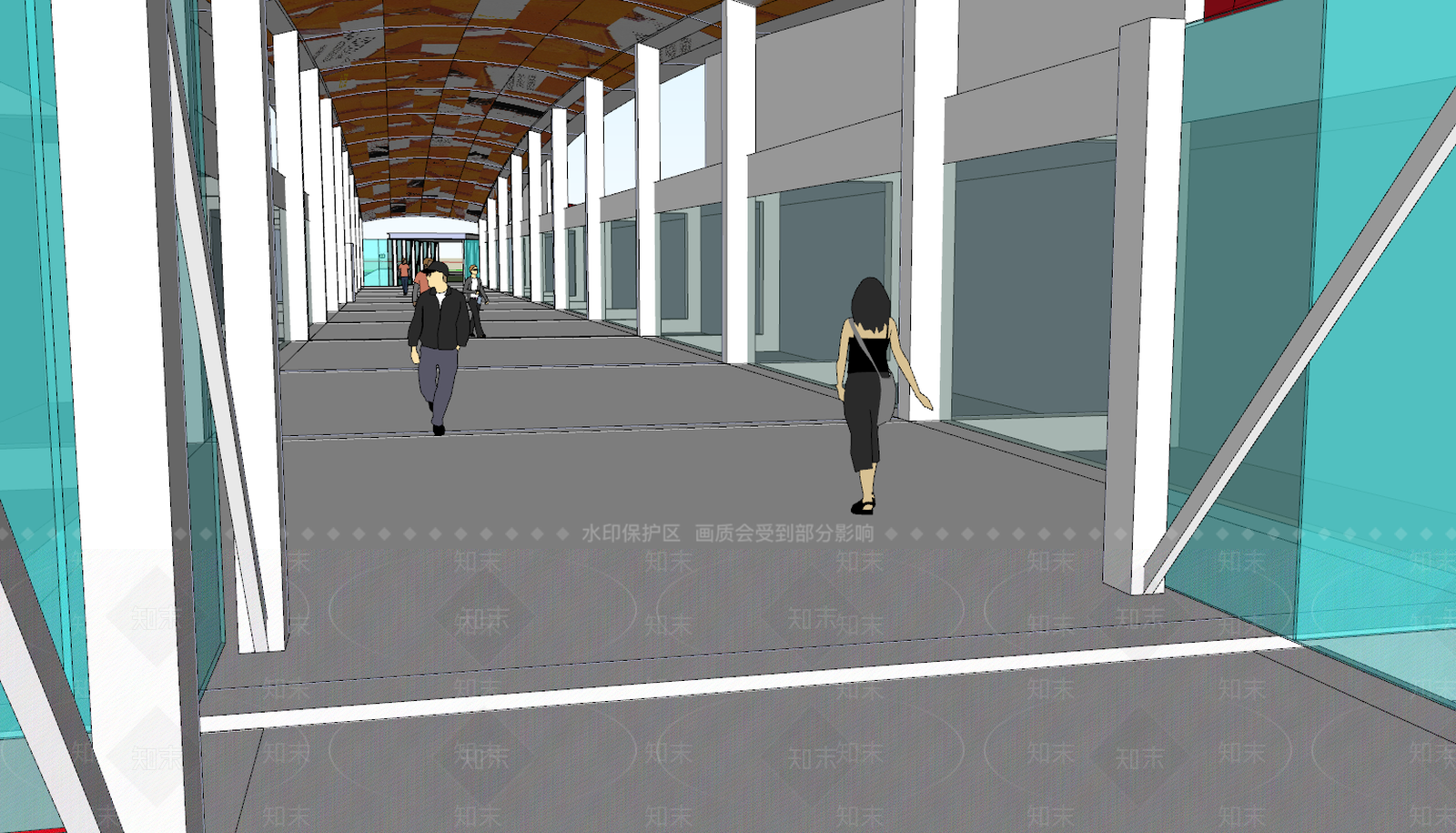 现代道路SU模型下载【ID:797426340】