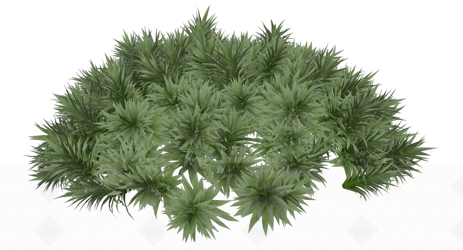 现代室外植物草SU模型下载【ID:297443186】