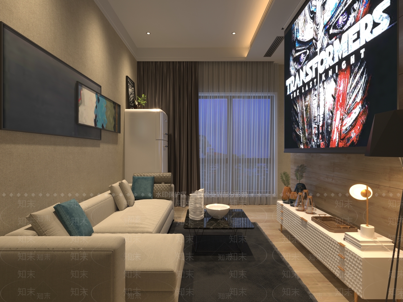 现代单身公寓3D模型下载【ID:997486711】