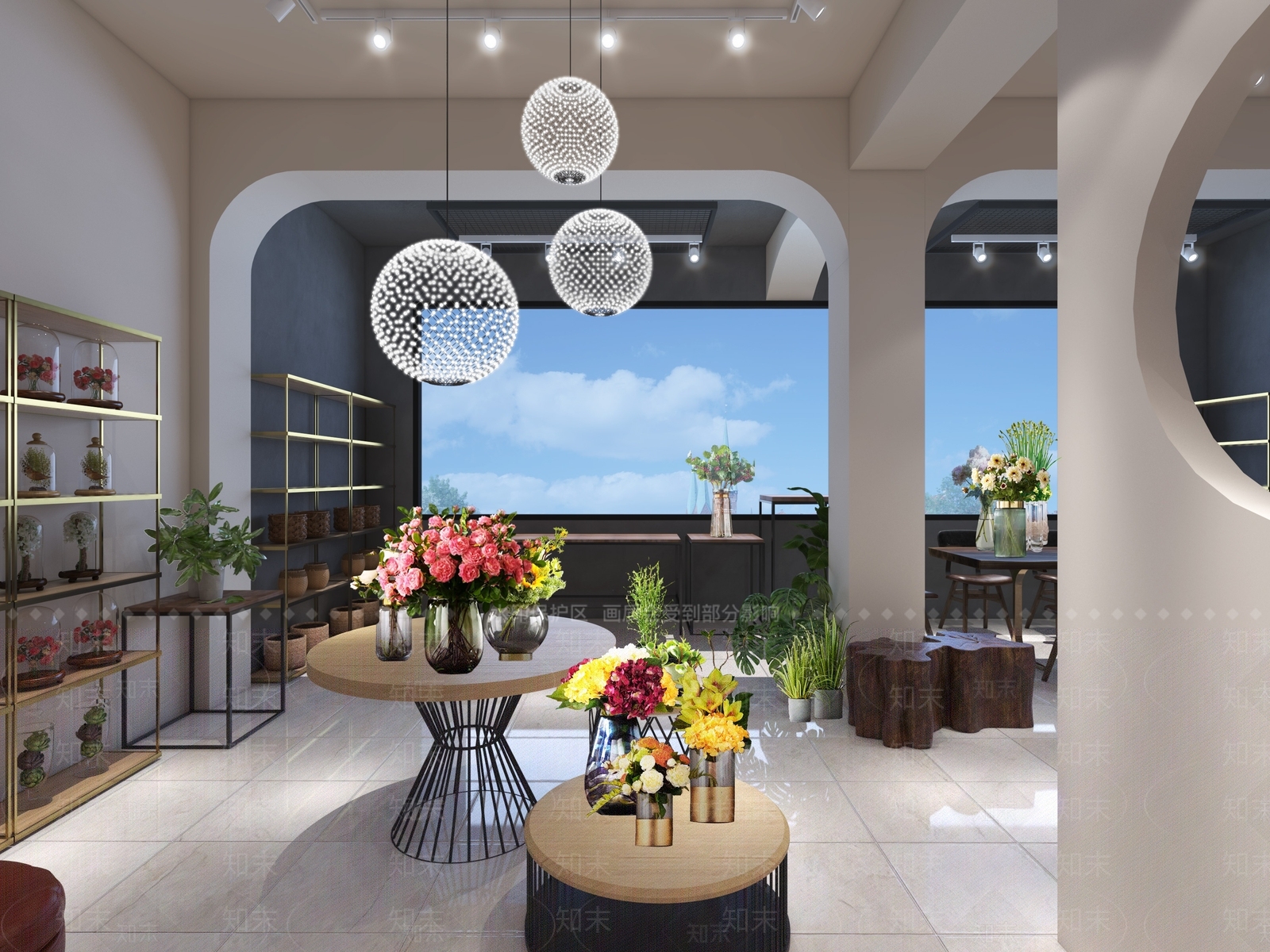 现代花店3D模型下载【ID:197518776】
