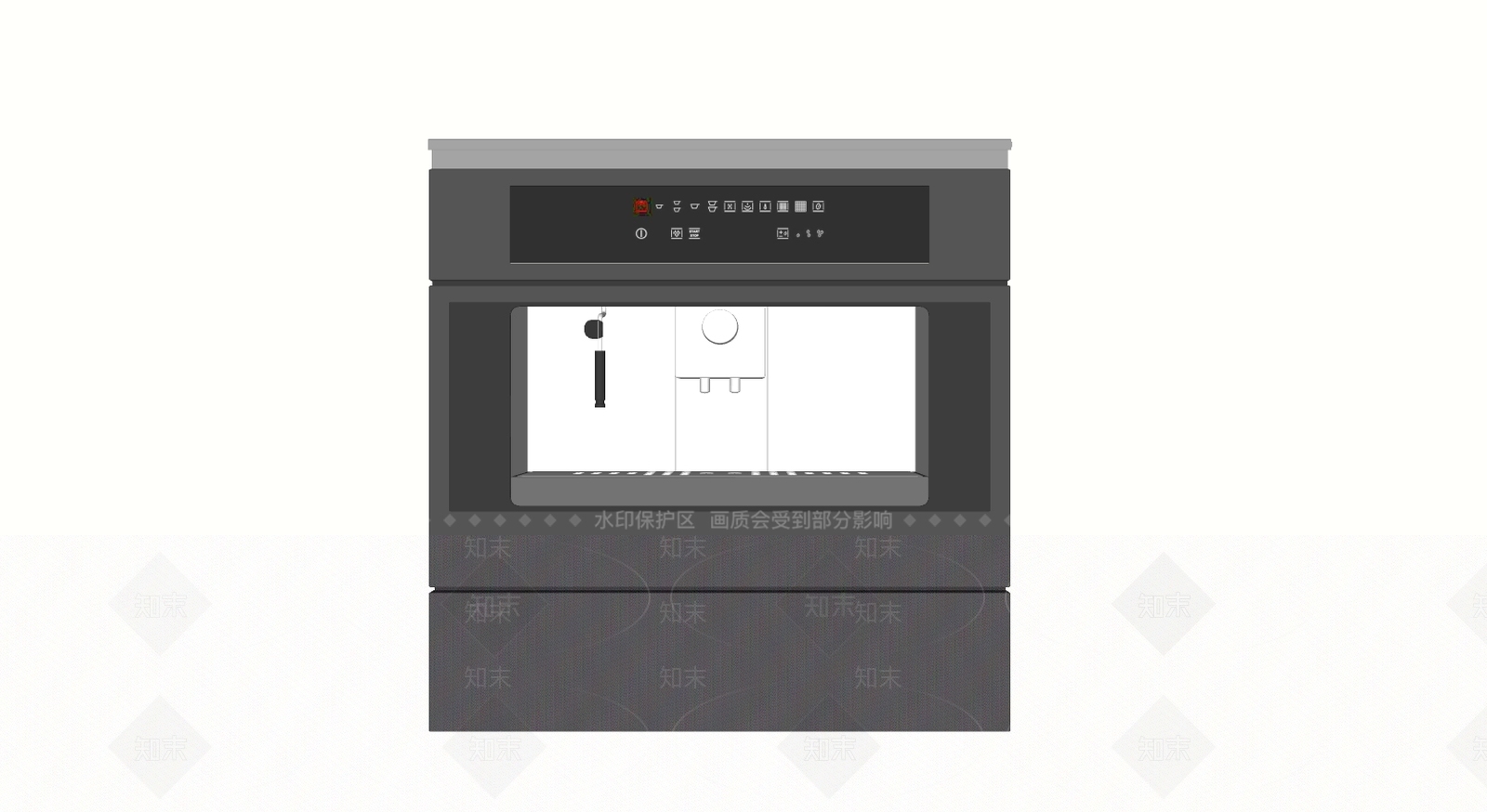 现代饮水机SU模型下载【ID:797571328】