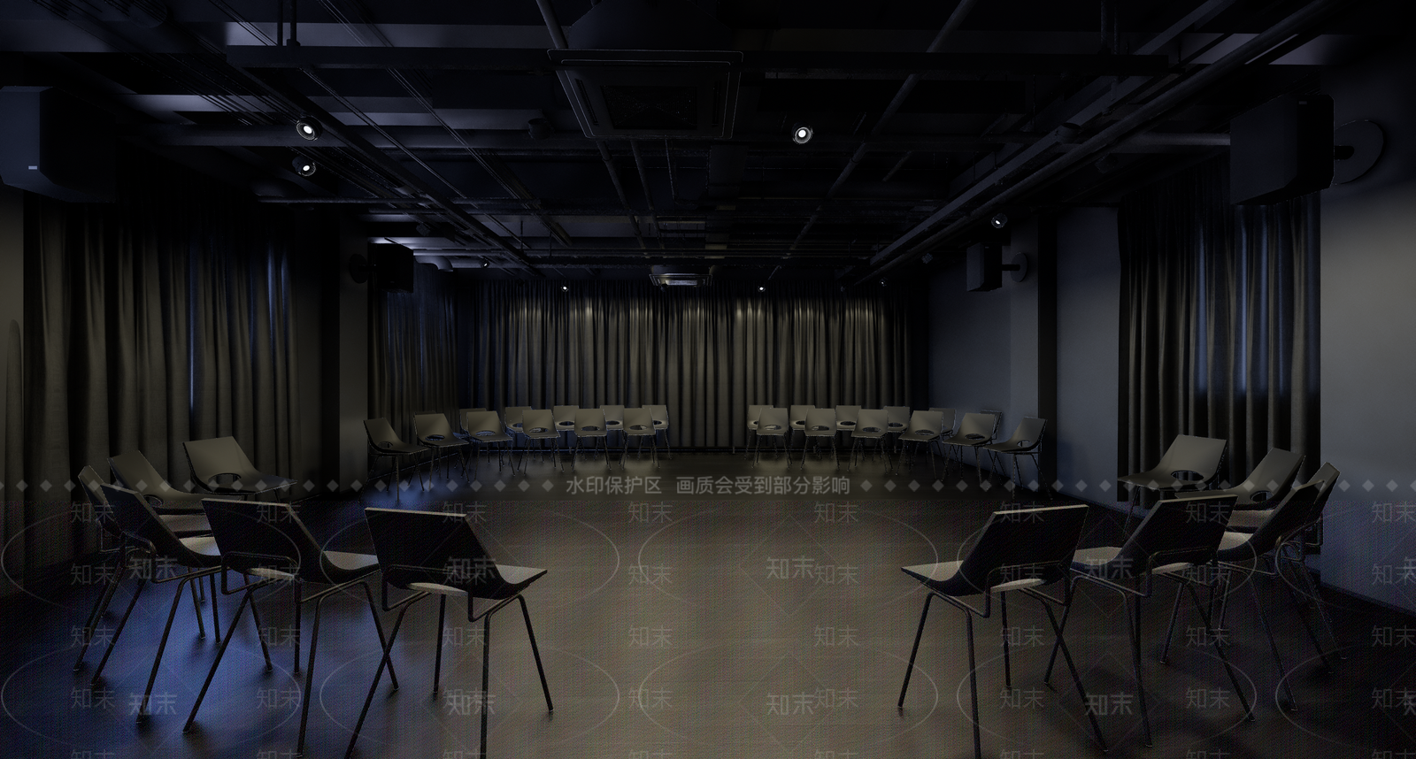 现代剧场SU模型下载【ID:997877477】