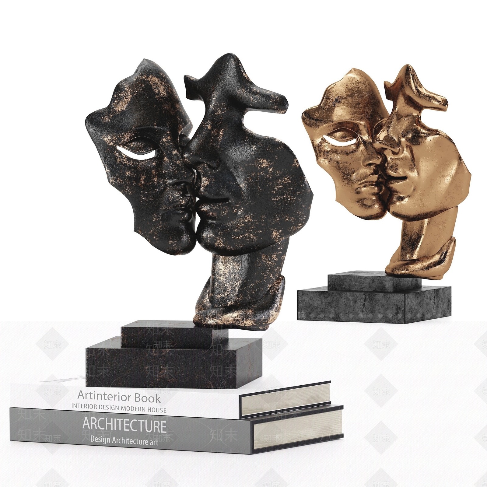 现代人像面具3D模型下载【ID:397696824】