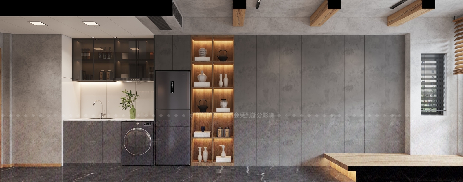 现代单身公寓3D模型下载【ID:997708764】