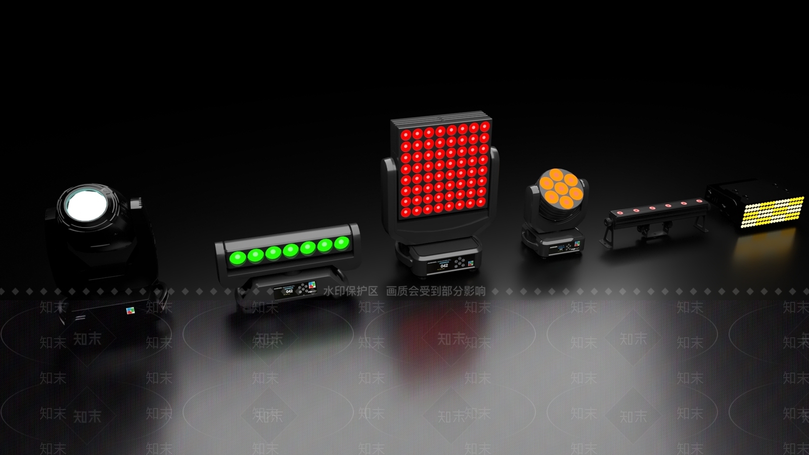 现代灯具组合SU模型下载【ID:297732060】