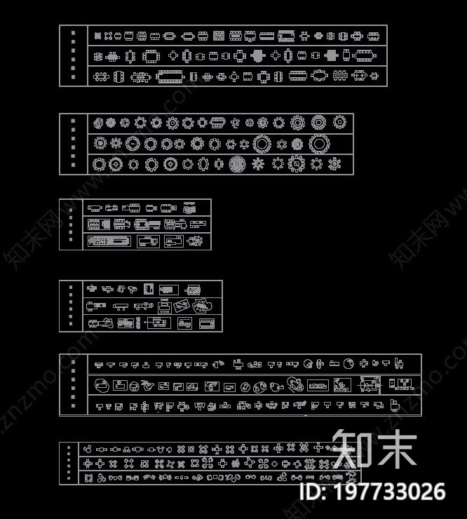 餐桌施工图下载【ID:197733026】