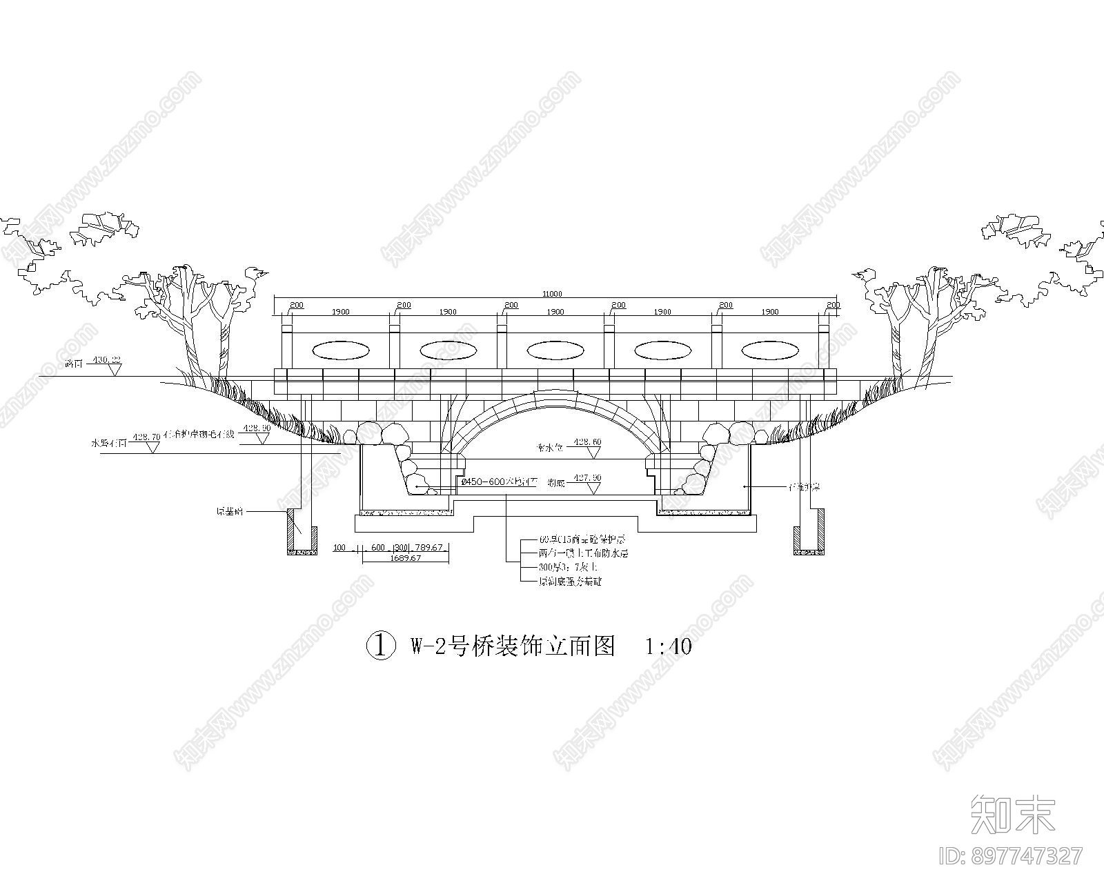 中式桥施工图下载【ID:897747327】
