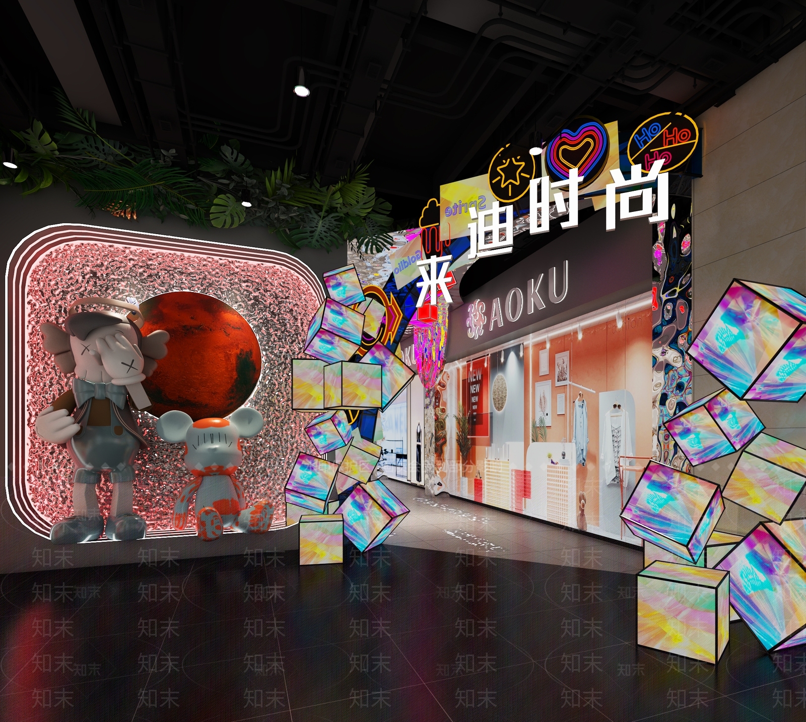 现代商场3D模型下载【ID:297748940】