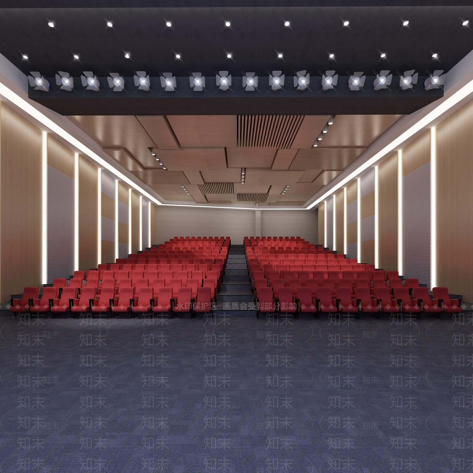 现代报告厅3D模型下载【ID:797750829】