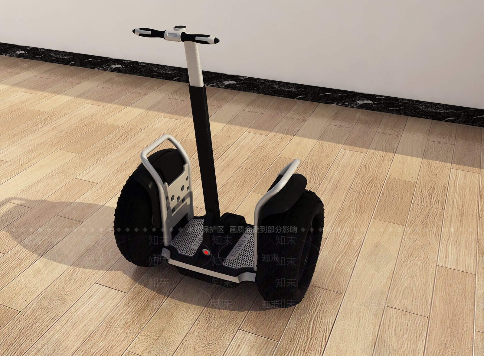 现代电动平衡车3D模型下载【ID:997781719】