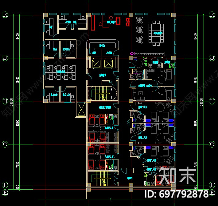 养老院施工图下载【ID:697792878】