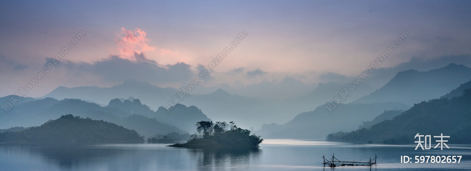 山水外景贴图贴图下载【ID:597802657】