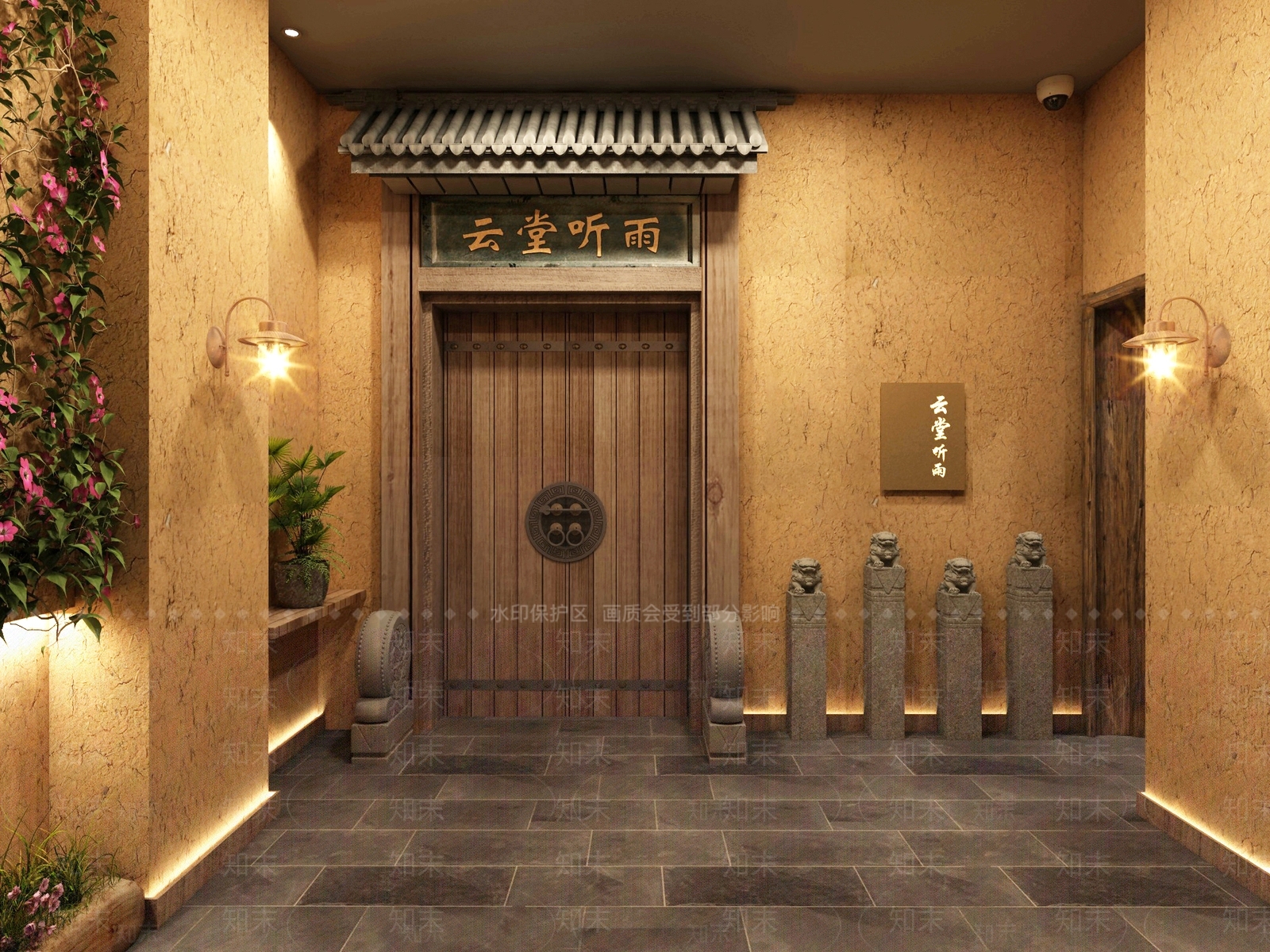 新中式茶馆3D模型下载【ID:497804168】