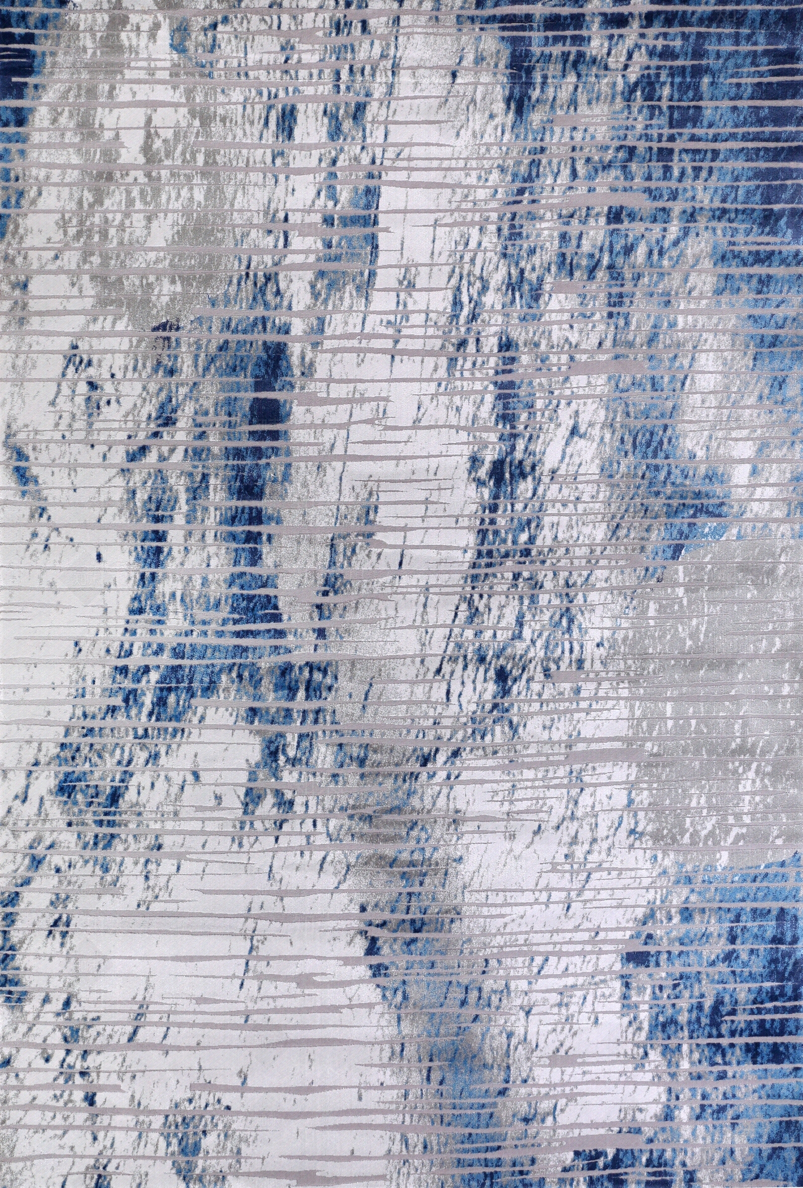 现代新中式蓝色抽象地毯贴图下载【ID:697824211】