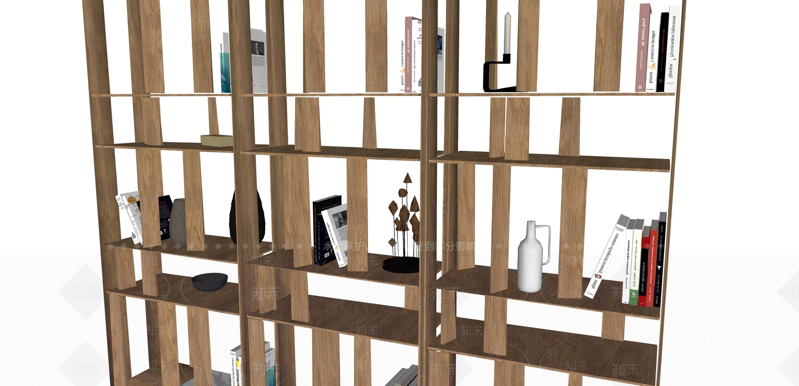 现代展示架SU模型下载【ID:297837589】