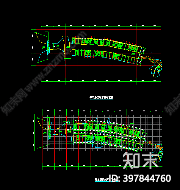 停车场cad施工图下载【ID:397844760】