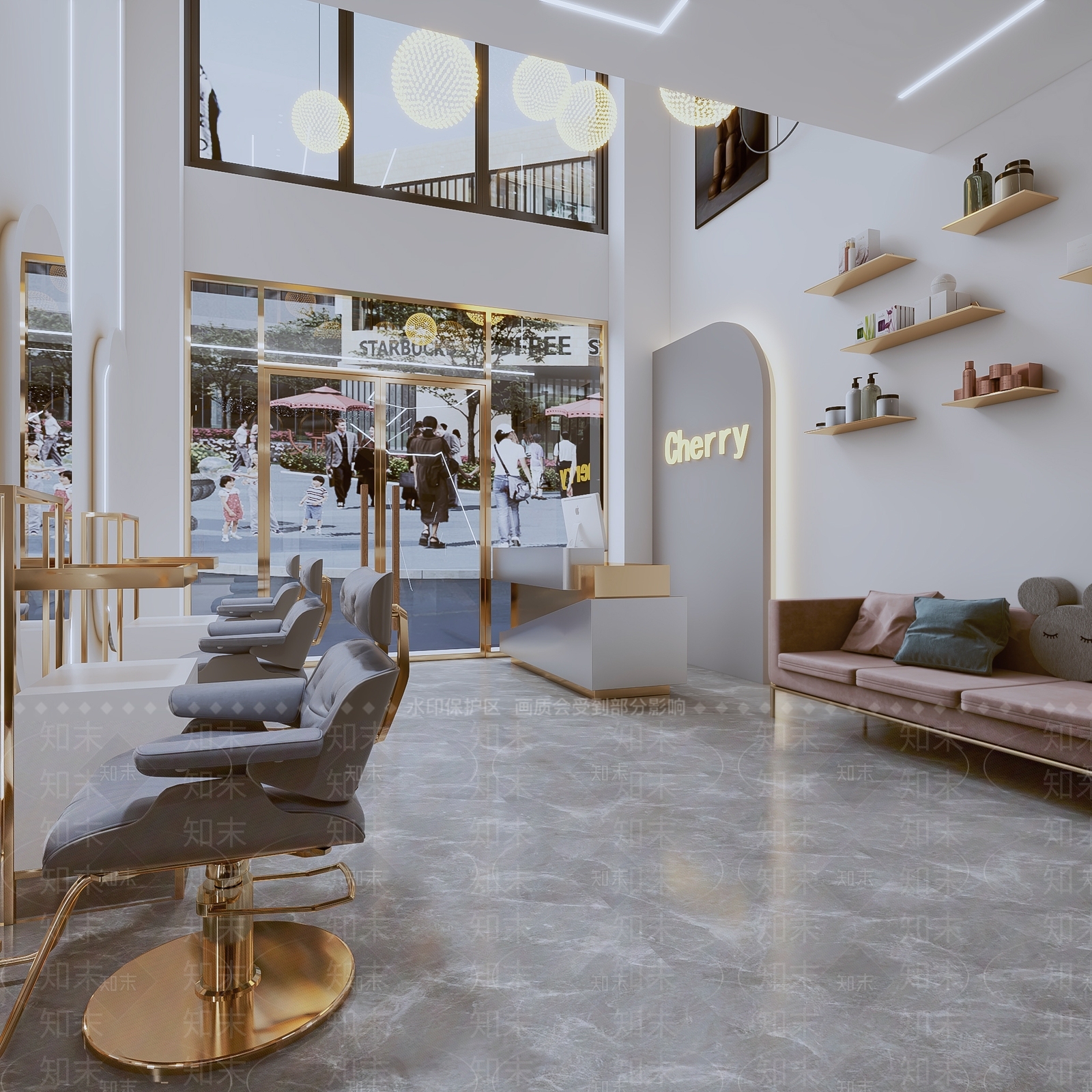 现代理发店3D模型下载【ID:997851574】