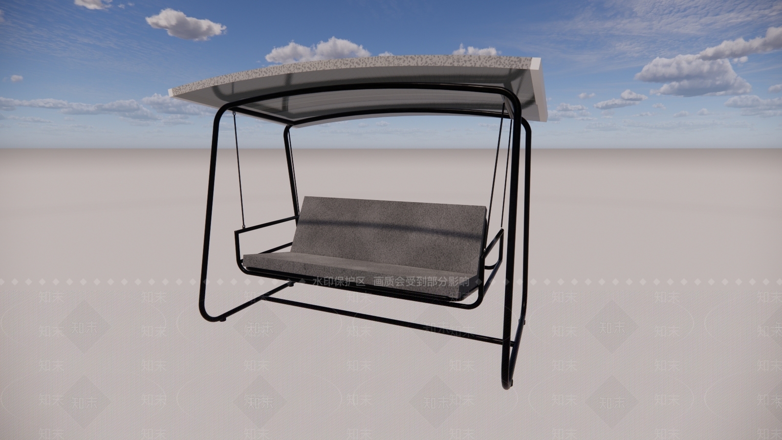 现代吊椅SU模型下载【ID:197852328】