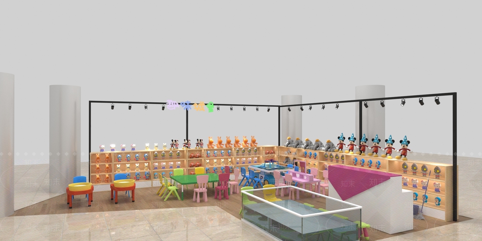 现代玩具礼品店3D模型下载【ID:697855958】