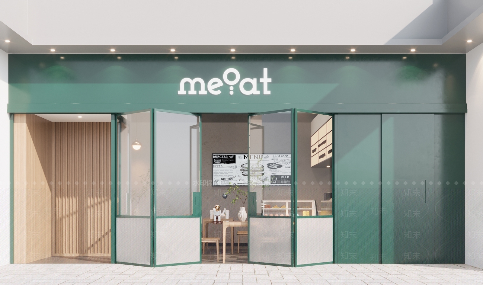 现代奶茶咖啡店3D模型下载【ID:297870813】