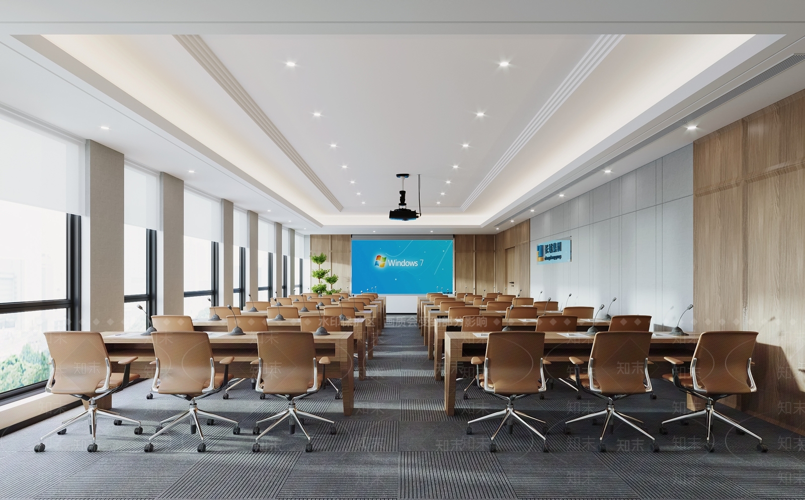 现代报告厅3D模型下载【ID:598312299】