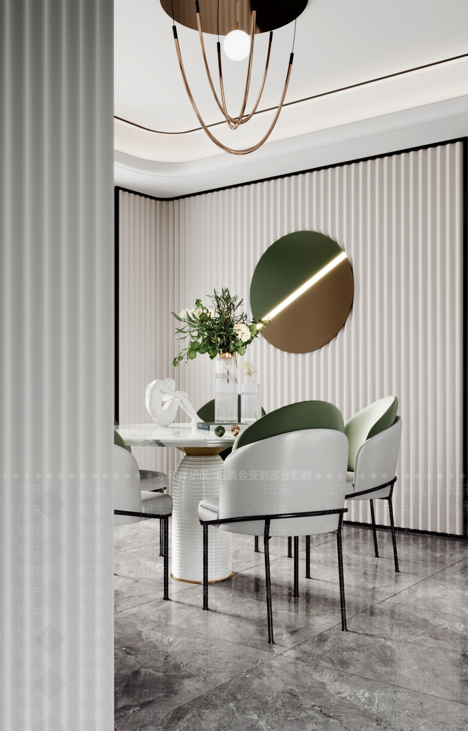 【3D悬赏模型】大研设计现代风格餐桌椅组合3D模型下载【ID:397976432】