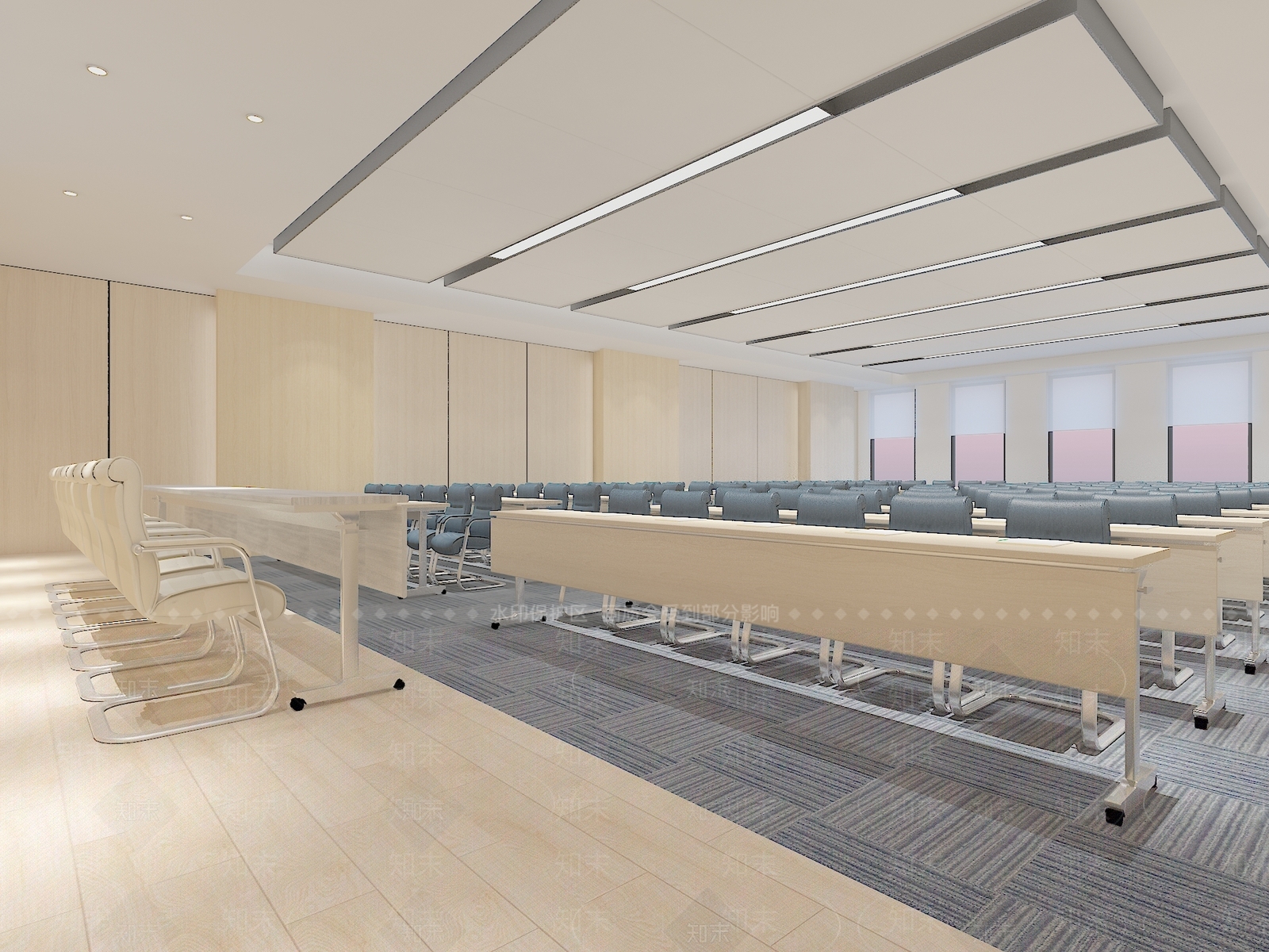 现代报告厅3D模型下载【ID:597940241】